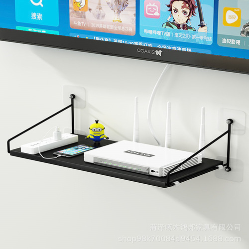 Router storage box TV box shelf projector wall mounting wall Wi-Fi holder bracket wall-mounted