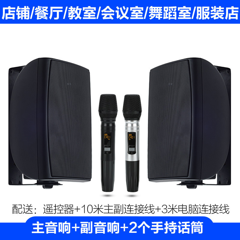 ダンスルーム音響セット室内教室無線bluetoothスピーカージム中小会議室無線マイク|undefined