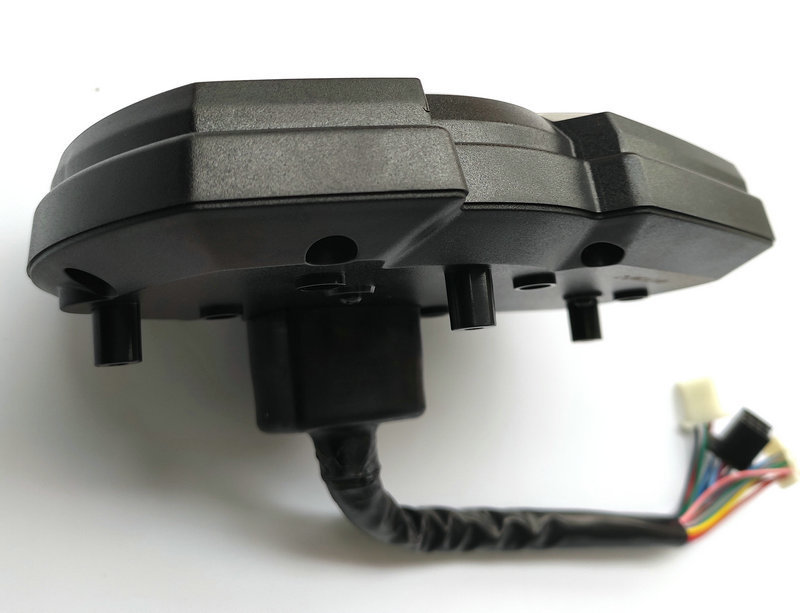 Cross-Border Wholesale Motorcycle Modification Instrument Assembly Ninja 650 Lcd Speed, Rpm, Water Temperature, 1-4 Cylinder Digital Display