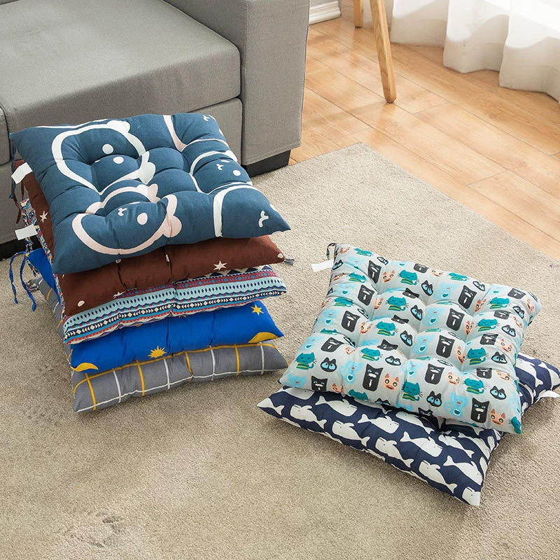 Летняя подушка для офисного компьютерного стула, утолщенная дышащая подушка для студенческого класса, обеденный стол и стул, подушка Four Seasons