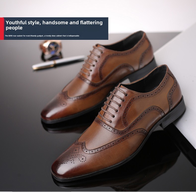 Factory direct supply spring new formal casual men's shoes Oxford Business Men's shoes cross-border for a generation of hair_vogvips.com