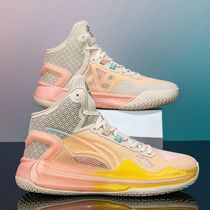 Мужская обувь Blade 4, осенняя практичная дышащая профессиональная спортивная обувь авокадо, женские и мужские молодежные нескользящие баскетбольные кроссовки