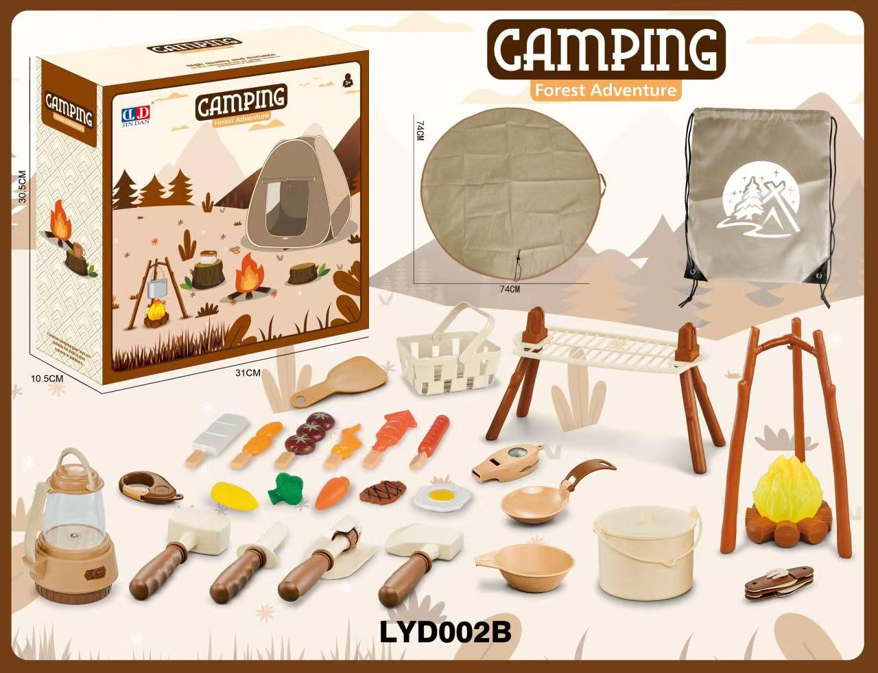 Juego de vajilla educativa para niños, para camping, picnic, con walkie-talkies, utensilios de cocina, para jugar al aire libre.