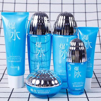 好莉卡爆水清肌补水保湿紧致水乳洗面奶隔离霜补水霜护肤品单品批