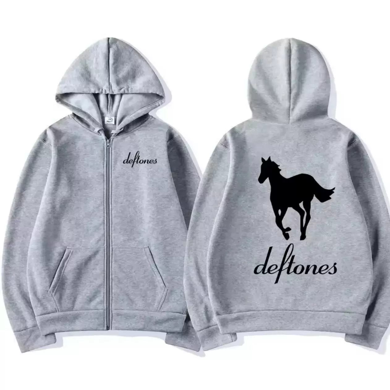Толстовка (DEFTONES) на молнии, унисекс, цвета разные, размеры S–XXXL