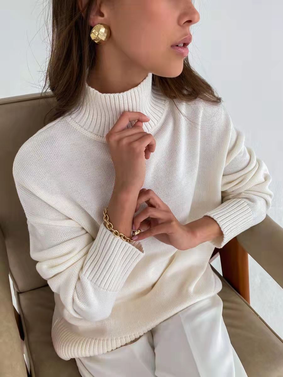 ​​Luxury Lambswool Turtleneck Sweater – Slim Fit Winter Pullover In 9 Seasonal Colors​​_voghion.com