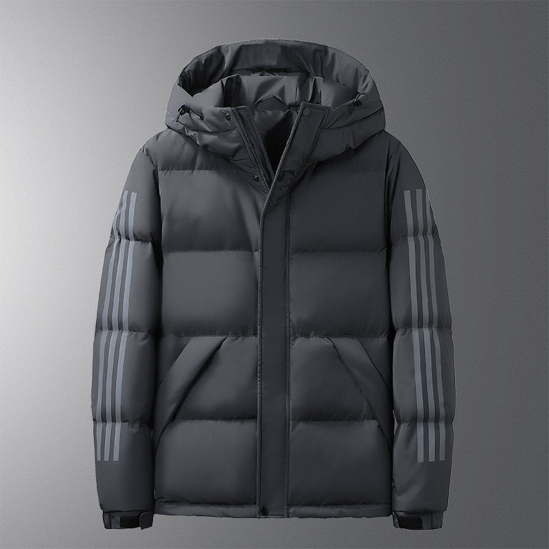 AliExpress Comercio exterior Otoño e Invierno de los hombres de algodón acolchado casual de algodón acolchado chaqueta de los hombres abajo Chaqueta de algodón acolchado chaqueta con capucha abajo chaqueta de los hombres