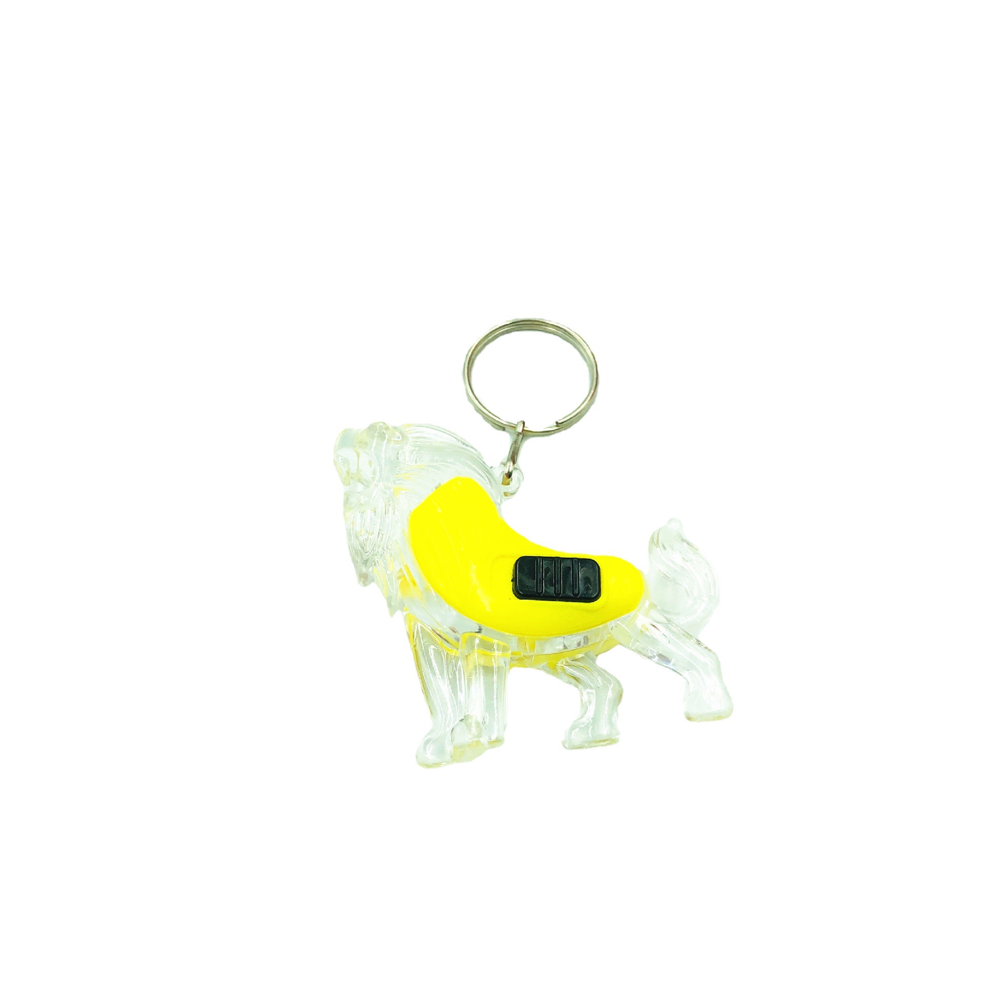 León luminoso transfronterizo LED llavero colgante creativo juguete luminoso para niños un yuan pequeño regalo logotipo imprimible