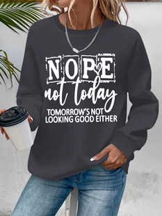Ůʿ&ldquo;NOPE NOT TODAY&rdquo;��־��ĸӡ���A�I�l�� - �r�G��ɫ���e��