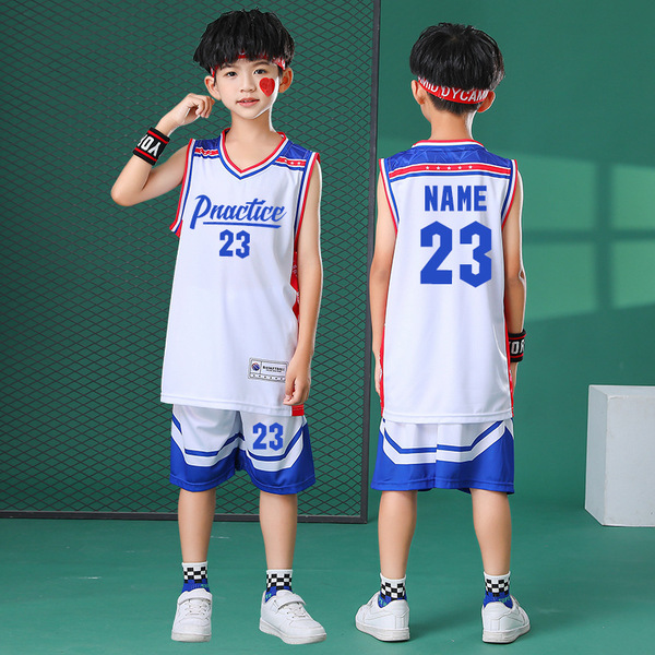 Children's basketball uniform for training