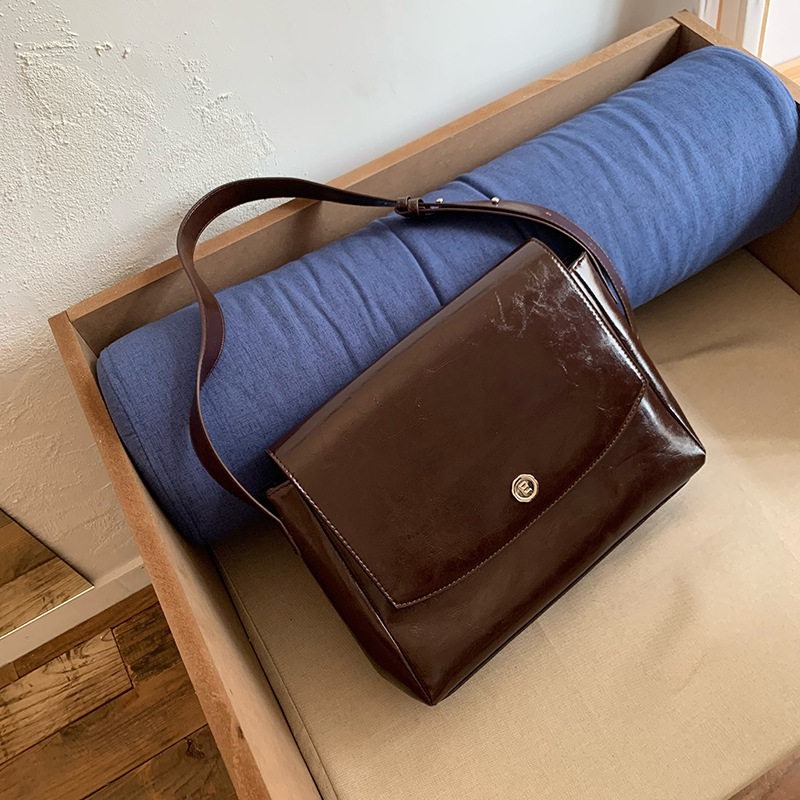 Borsa a tracolla semplice da pendolare con tracolla sensibile di qualità, borsa a tracolla di grande capacità, borsa a tracolla piccola e nuova di zecca_voghion.com