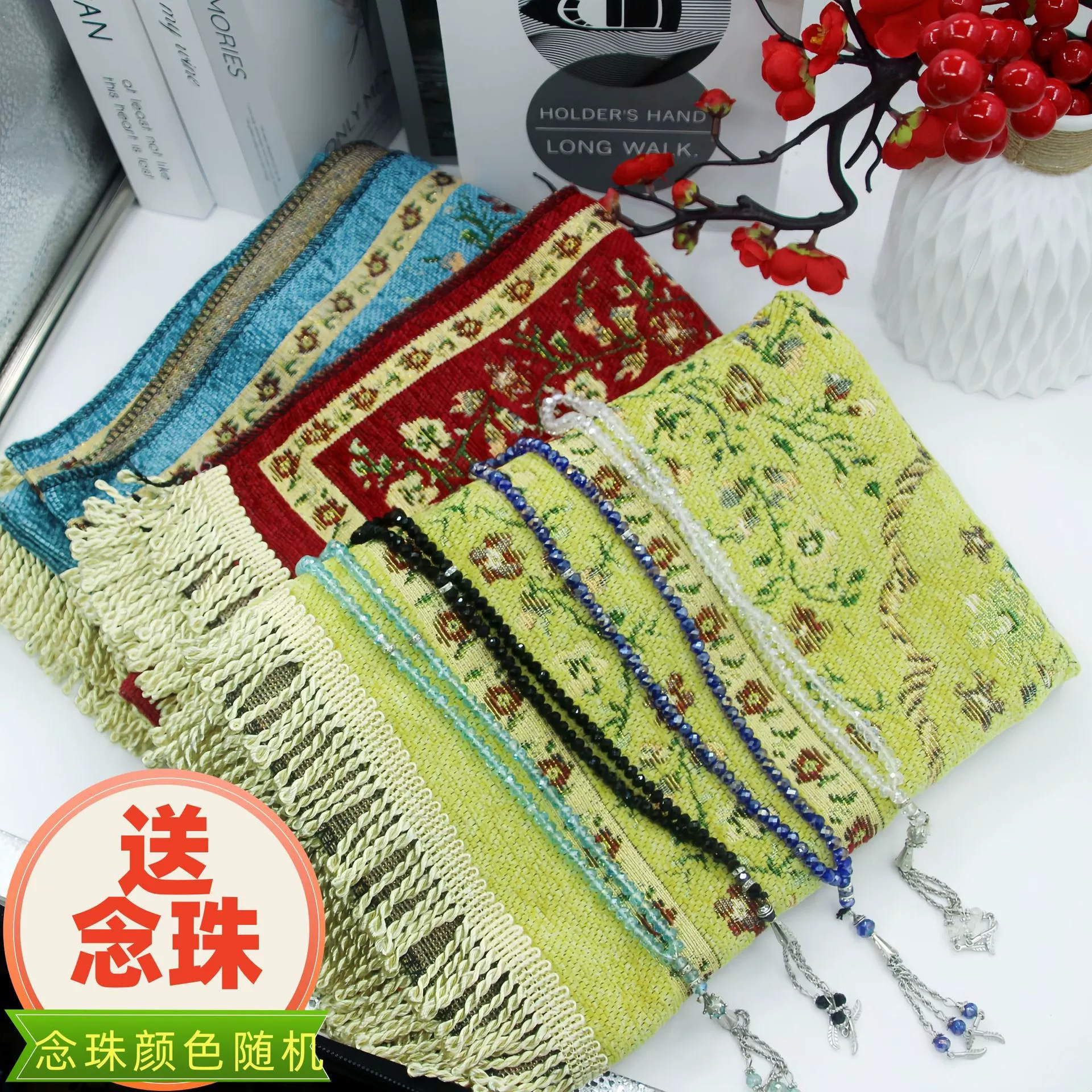 Красный цветочный коврик-одеяло, трансграничная поставка, оптовая продажа, дропшиппинг