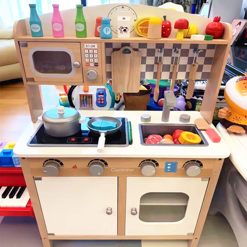 CUCININO children's set baby cooking simulation kitchen utensils girl doll house play house kitchen toys