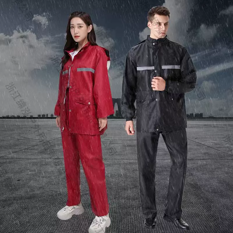 Утолщенный мотоциклетный плащ, Раздельный плащ для взрослых, мужской и женский светоотражающий плащ, дождевики, костюм поколения волос