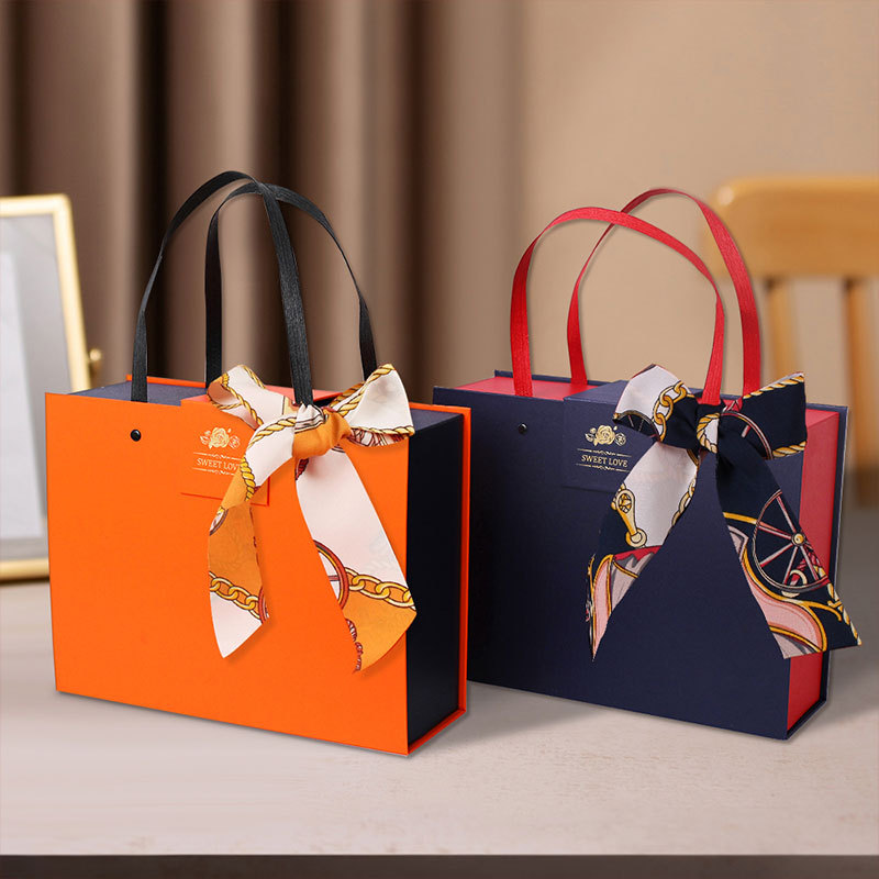 节日礼品盒礼物盒ins风精美围巾衣服包装盒伴娘伴手礼盒空盒子