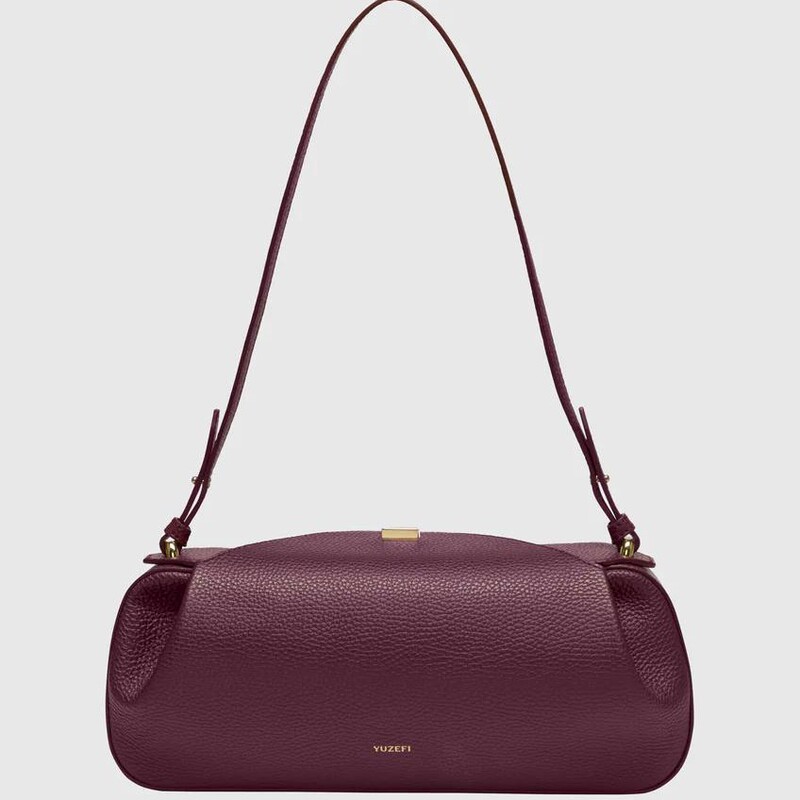 Yuzefi Shoulder Handbag Oyster Clutch Genuine Leather Texture New Fashion Commuter Boston Bag for Women Yuzefi Shoulder Handbag Oyster Clutch Genuine Leather Texture New Fashion Commuter Boston Bag for Women