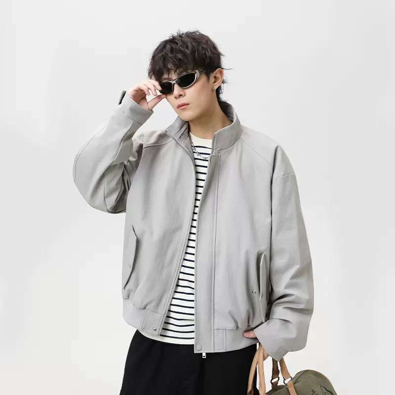 捷展YOU货|美式高街棒球服25秋季新品Cleanfit短款夹克立领外套男