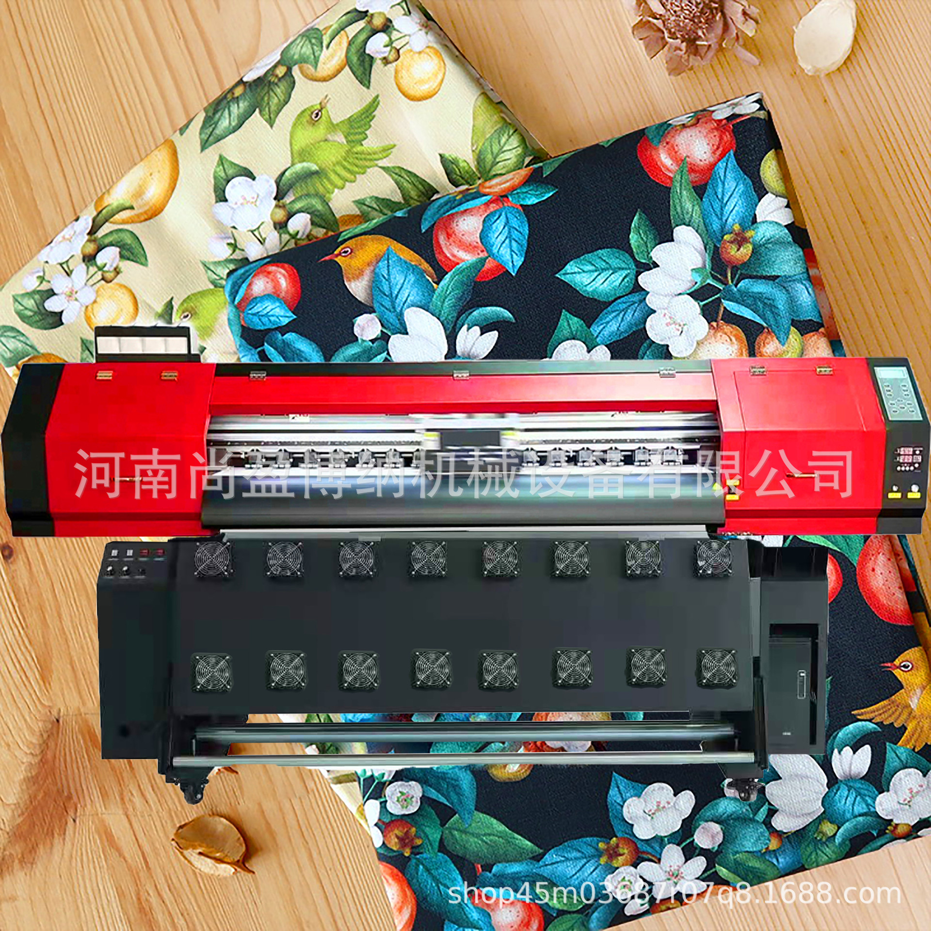 浴帘热升华印花机窗帘门帘浴帘数码印花机 涤纶布布料数码印花机