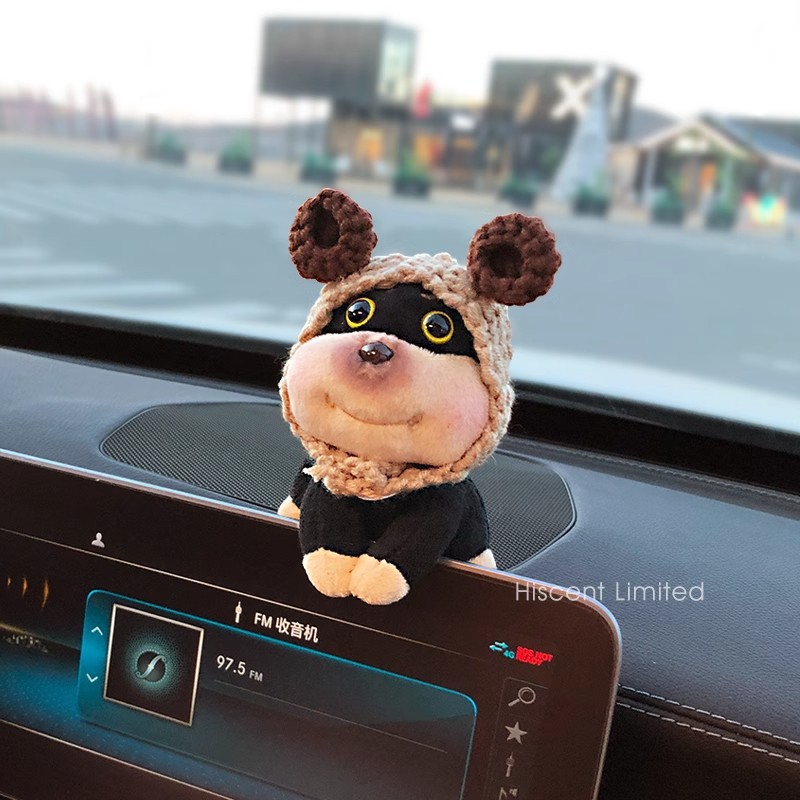 2025 nuevo estilo abeja perro decoración de coche consola central de coche pantalla muñeca de coche muñeca de coche muñeca