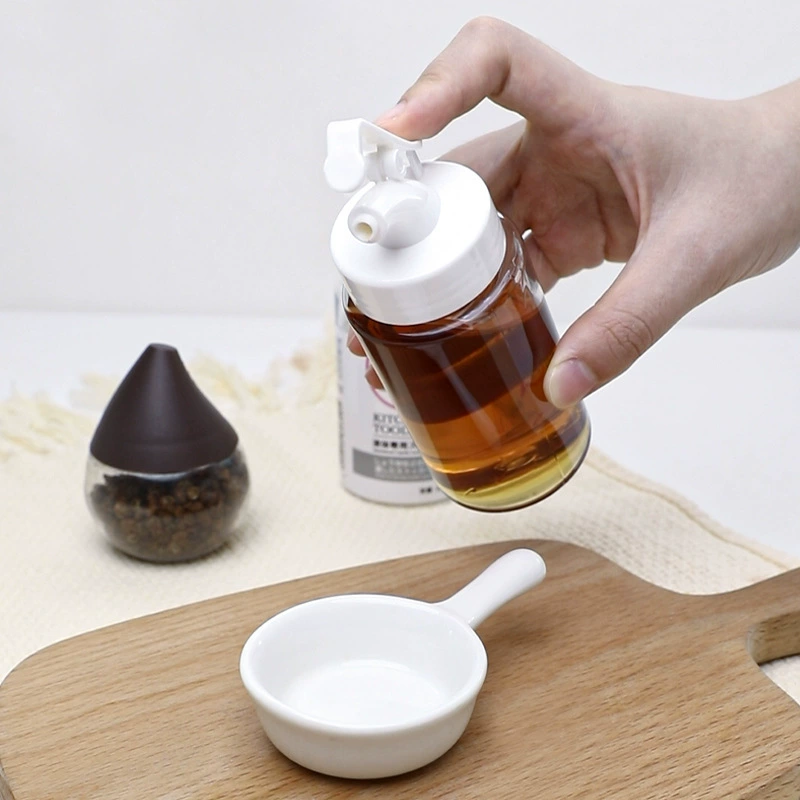 Японская импортная бутылка для приправ, бутылка для соевого соуса с открывающейся одной рукой крышкой, герметичная бутылка для разлива масла, бытовая бутылка для приправ, кухонная масляная кастрюля, масляная банка.