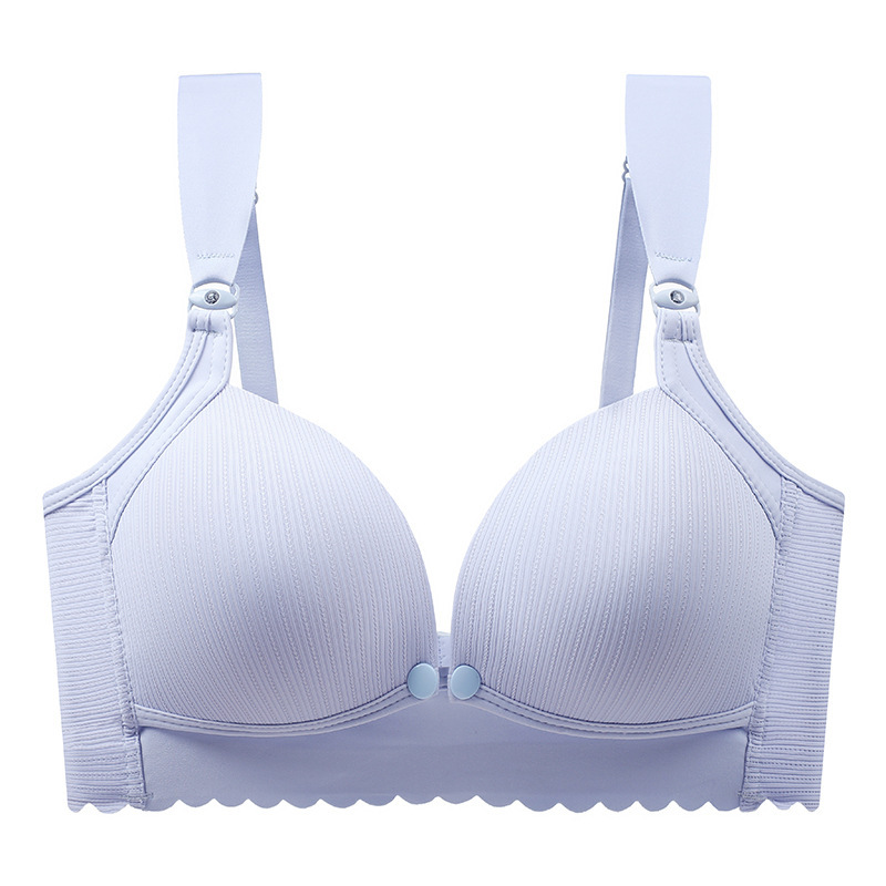 哺乳下着固定カップが集まって垂れ下がるのを防ぐ前に大きなサイズの妊娠期間にスチールリングのないブラジャー東南アジア|undefined