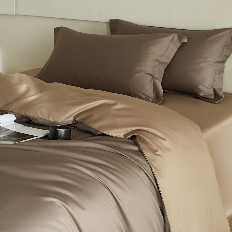 Simple Class A 100 Xinjiang Long-staple Cotton Four-piece Set Skin-friendly Naked Sleeping Cotton Bed Sheet Quilt Cover Bedclothes Bedclothes Simple Class A 100 Xinjiang Long-staple Cotton Four-piece Set Skin-friendly Naked Sleeping Cotton Bed Sheet Quilt Cover Bedclothes Bedclothes