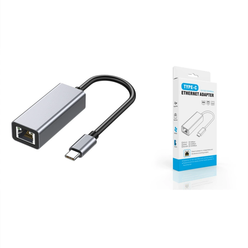 USB-C на USB 3.0*3 + гигабитная сетевая карта, ноутбук умный диск, USB3.0 гигабитная проводная сетевая карта