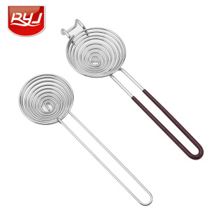 304 stainless steel egg white separator creative long handle egg white egg yolk separator hot pot fence