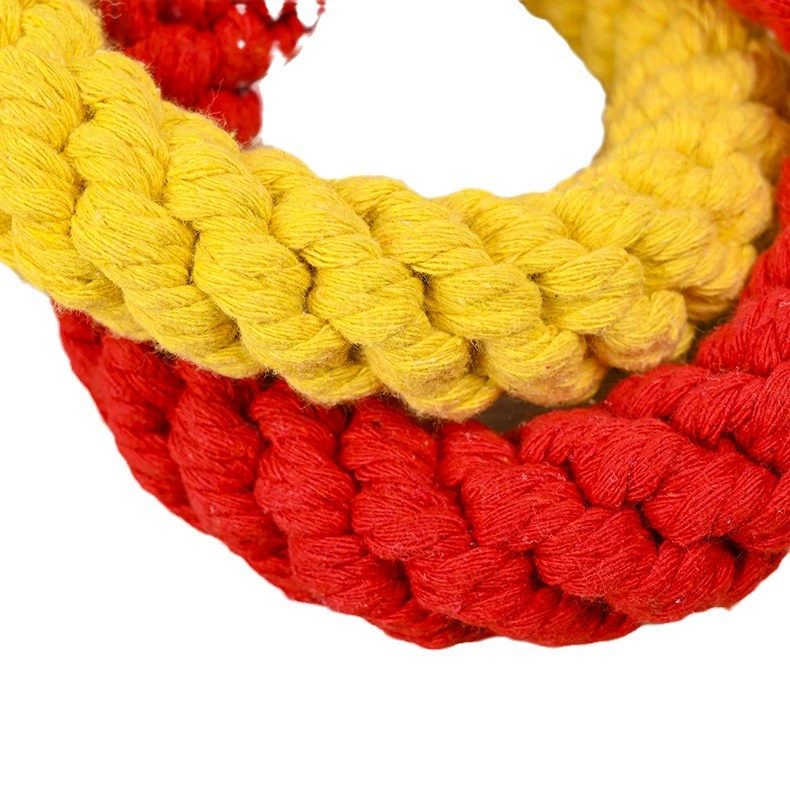 Toy, woven donut, handmade, pet, can bite, 15cm