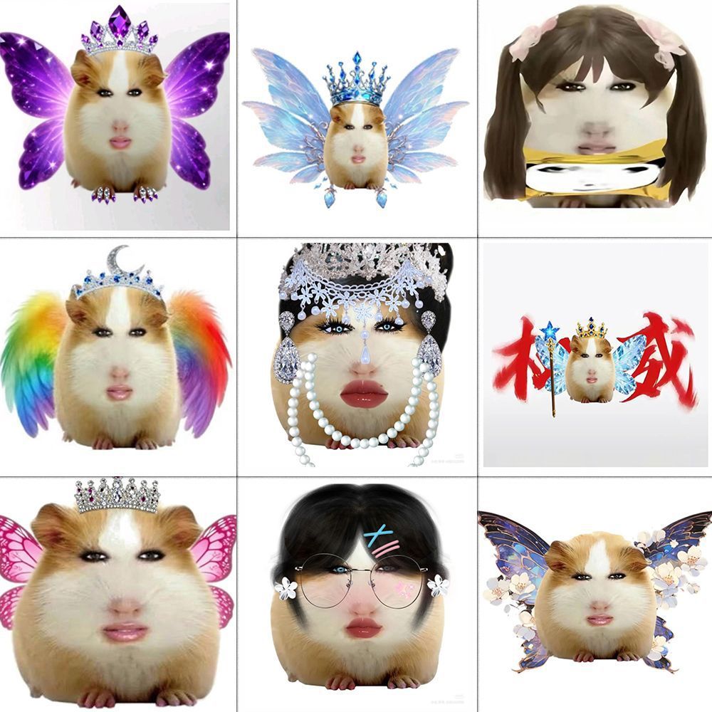 160 piezas de piggy emoticon abstracto parodia popular emoticon pegatinas decoración de caja de teléfono móvil DIY pegatinas de libro de contabilidad