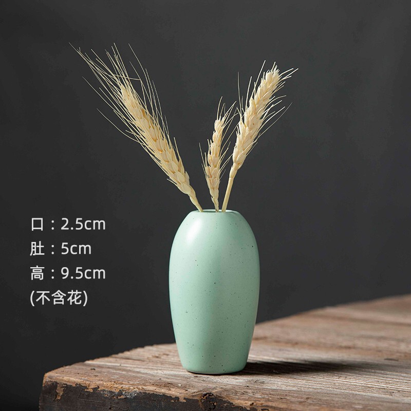 景德镇陶瓷小花瓶ins风卧室水培植物客厅摆件插花干花手工装饰品|undefined