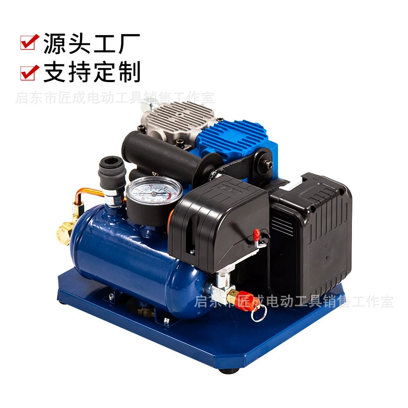 Популярный трансграничный бесщеточный литиевый аккумуляторный безмасляный бесшумный воздушный компрессор 1,5 л мини-маленький воздушный насос высокого давления