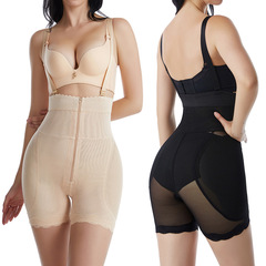 European and American high-waist shapewear, zippered tummy control pants, corset, body-lifting pants, fake buttocks and hip-enhancing jumpsuits