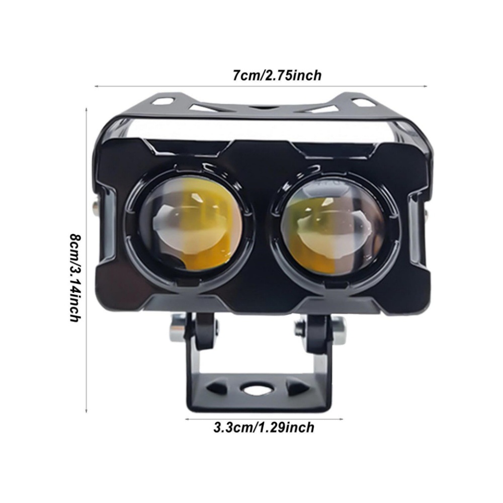 Cross-border LED motorcycle Minion-style hooded spotlight with high and low beam external headlights for electric vehicles and motorcycles