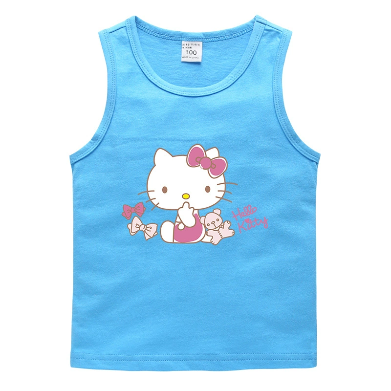 Children's summer clothing, base body-friendly vest sleevless, Korean style, absorbs sweat and smell