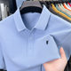 2025 Summer New Arrival Men's Polo Shirt Fashionable Brand Lap Pony Embroidered Thin Breathable Short Sleeve T-Shirt for Men
