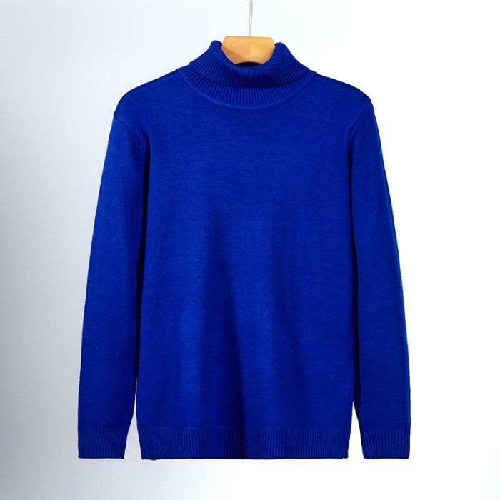 ​​Men's Slim-Fit Turtleneck Sweater – Business Casual Knit Pullover, Wrinkle-Resistant & Warm (M-3XL, 13 Colors)​​_voghion.com