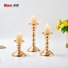 跨境香薰烛台diy金属蜡烛杯家居铁艺蜡烛托烛光晚餐装饰摆件批发