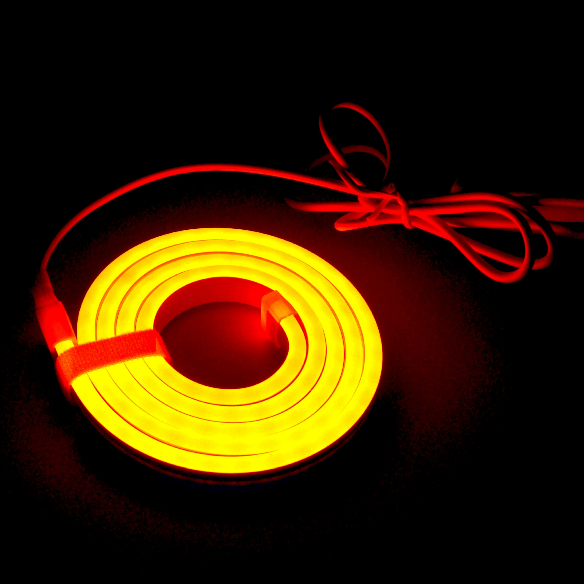 USB неоновая лента, 5 В, гибкая LED‑лента с кнопкой‑переключателем, 1–5 м, много цветов