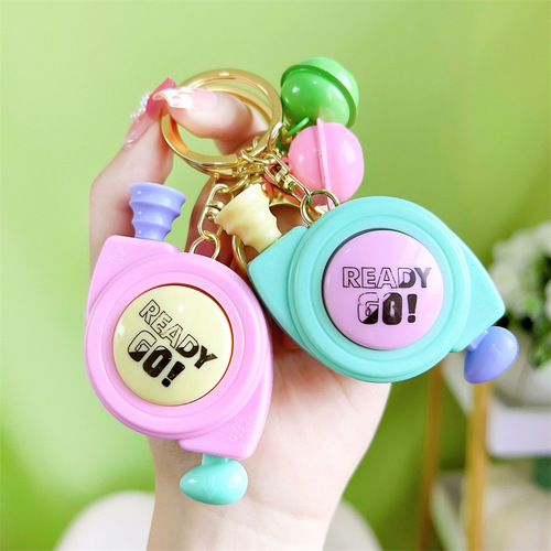 Creative Rhythm Master Game Console Keychain Mini Electronic Game Console Interactive Game Toy Small Pendant Wholesale