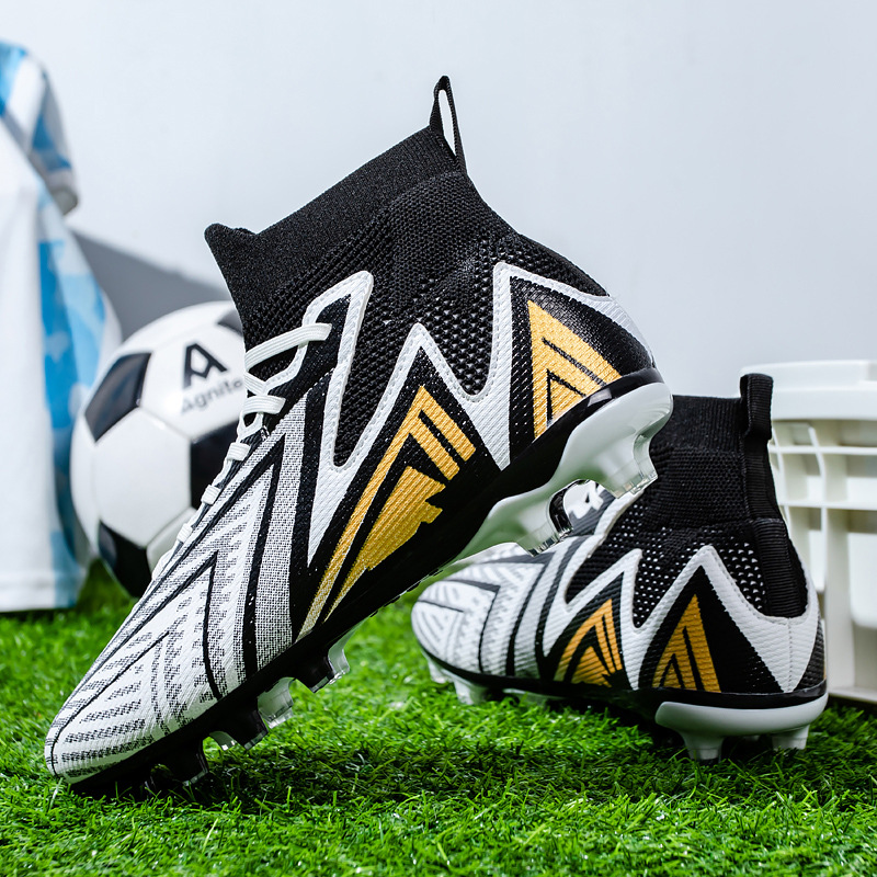 Voetbalschoenen heren hoge top 2023 herfst nieuwe jongens professionele trainingsschoenen lange gebroken nagels 48 maten sportschoenen_voghion.com