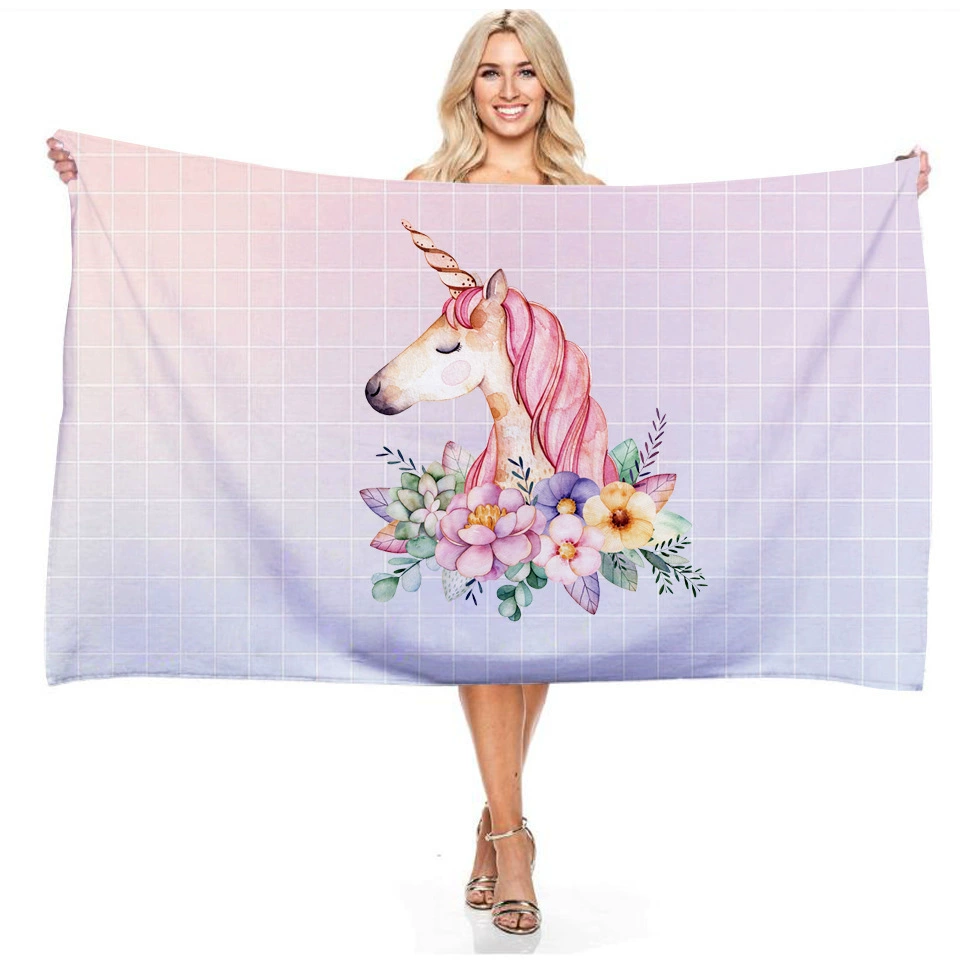 (Cross-border trading), children's beach double-sided bath towel, polyester