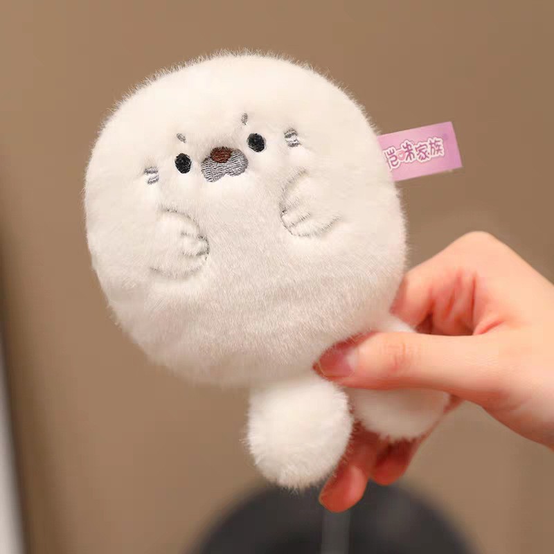 Seal refrigerator magnet with lanyard