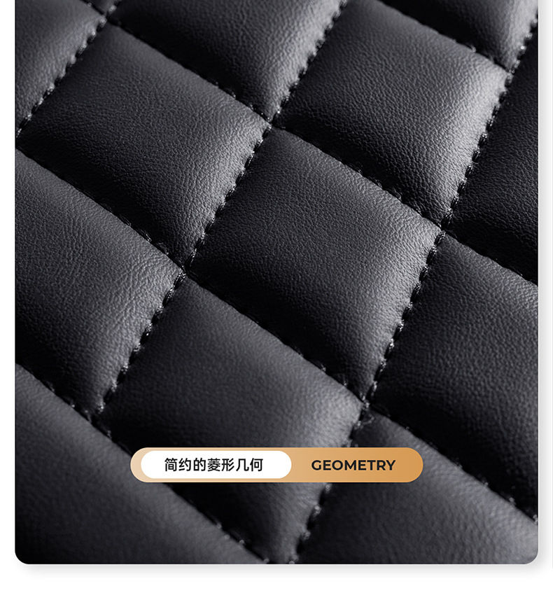 2025 New Amazon Full Leather Three-Piece Car Cushion Leather Cushion Backless Car Cushion Wholesale