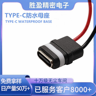 ��ˮ type-cĸ��2P usbС��늺���ʽ�ӿ� 늄���횵�USB��ˮĸ�^