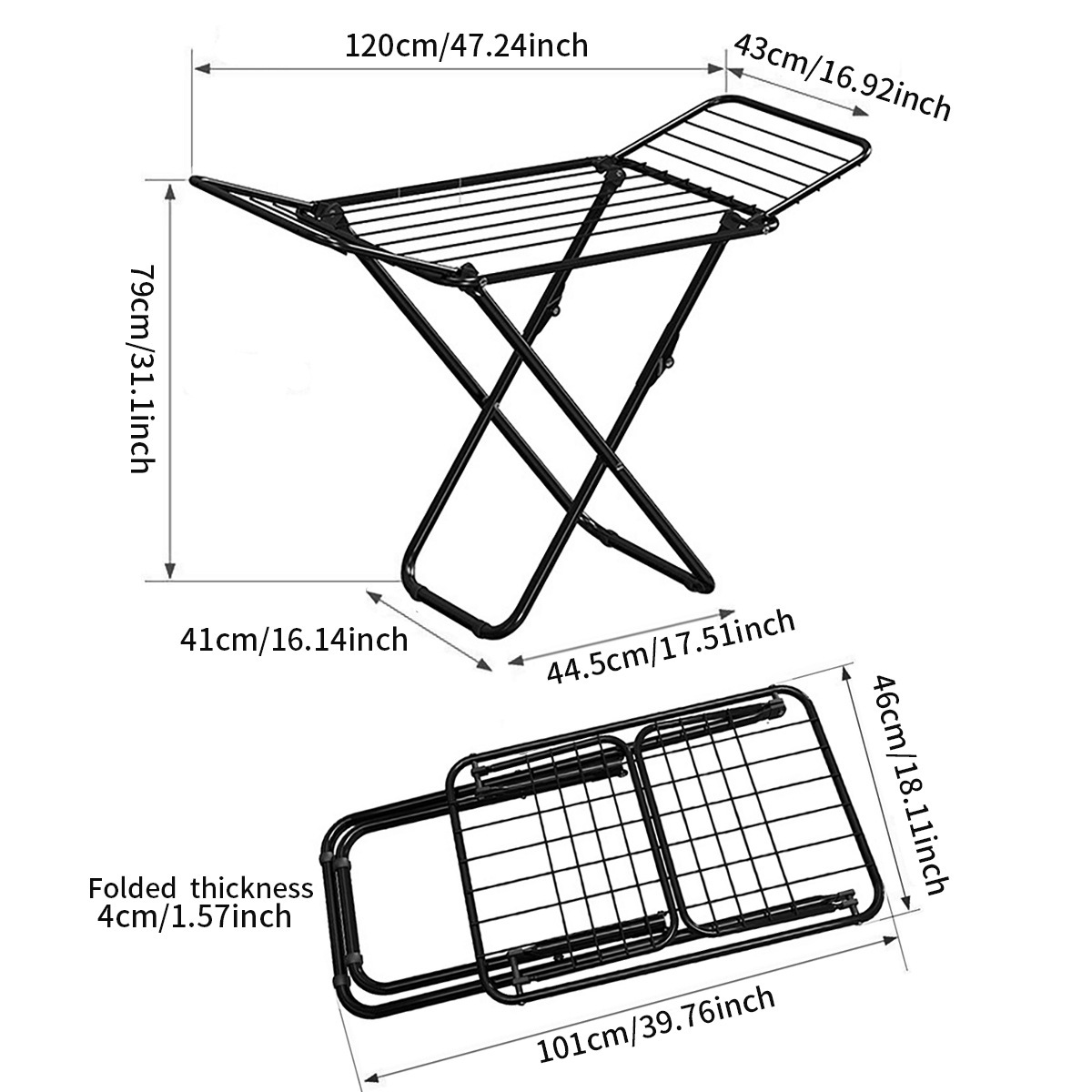 X-wing suelo percha de secado balcón plegable interior y exterior sin instalación edredón almacenado edredón doméstico mayorista