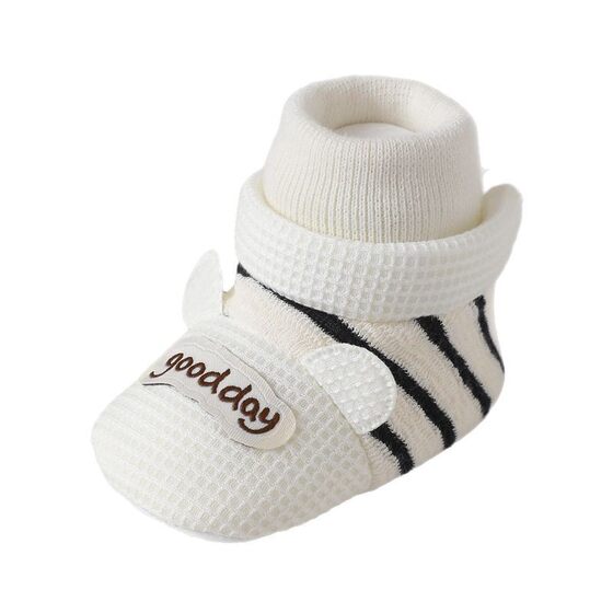 Spring and Autumn Baby Step Shoes 0-1 Years Old Male and Female Baby Toddler Shoes with Soft Sole 6-12 Months Socks 196