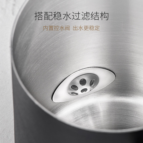 Coffee hand brewing pot 304 stainless steel coffee pot thin mouth long mouth pot vertical flow water hanging ear coffee pot 600ml