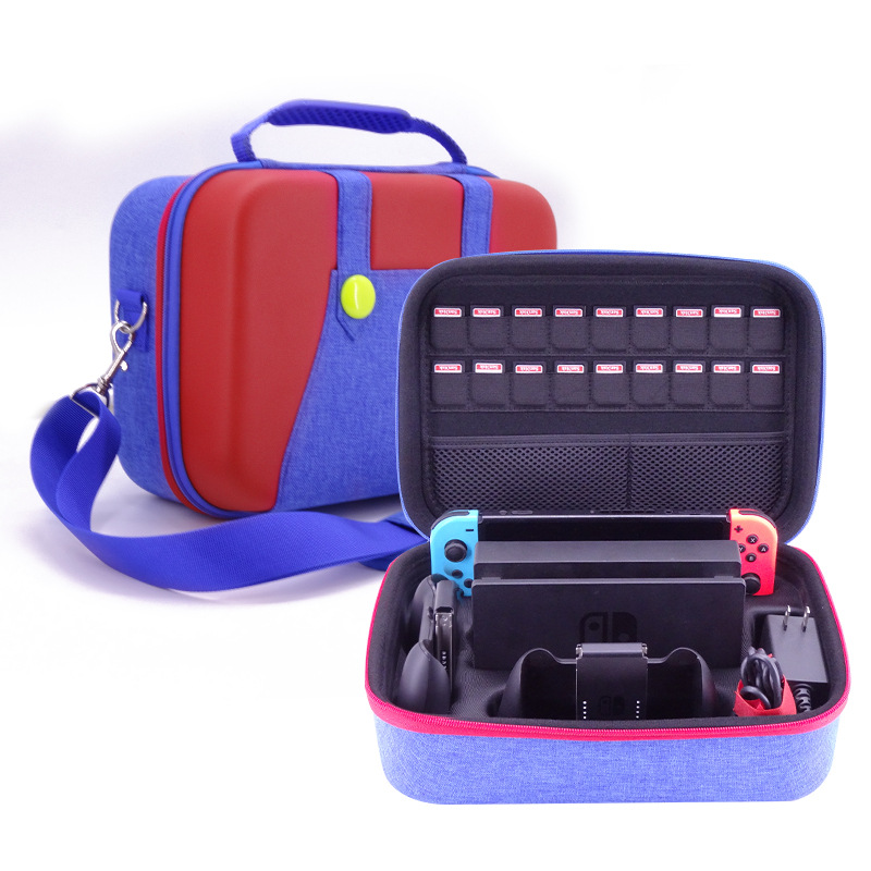马里奥Switcholed收纳包ns保护套硬壳大容量精灵球子母包游戏包