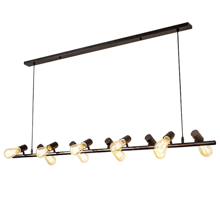 Araña de restaurante americano, personalidad creativa, lámpara larga, caja registradora, cafetería, lámpara de bar, lámpara de viento industrial de oficina